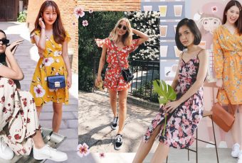 Floral Wrap Dress เดรสลายดอกไม้ อินเทรนด์รับซัมเมอร์