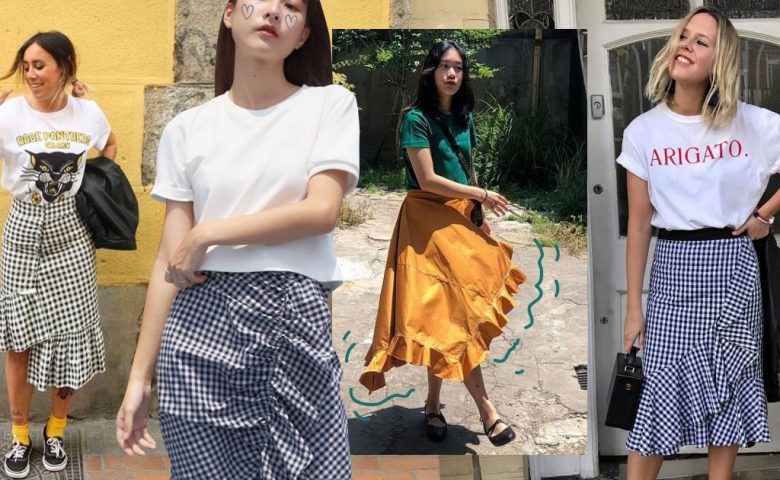 แมตช์ กระโปรง Ruffle สุดหวานให้กลายเป็นสาวแซ่บ!