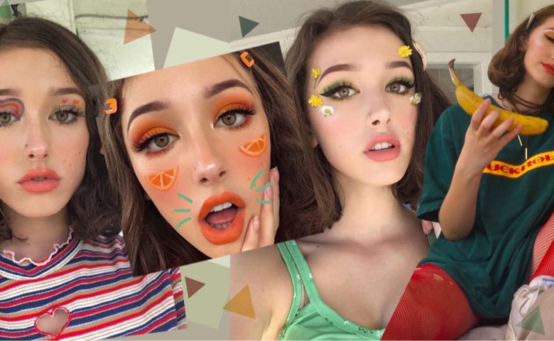 ส่องสไตล์ Make Up สุดยูนีค! ของ Nina Demont