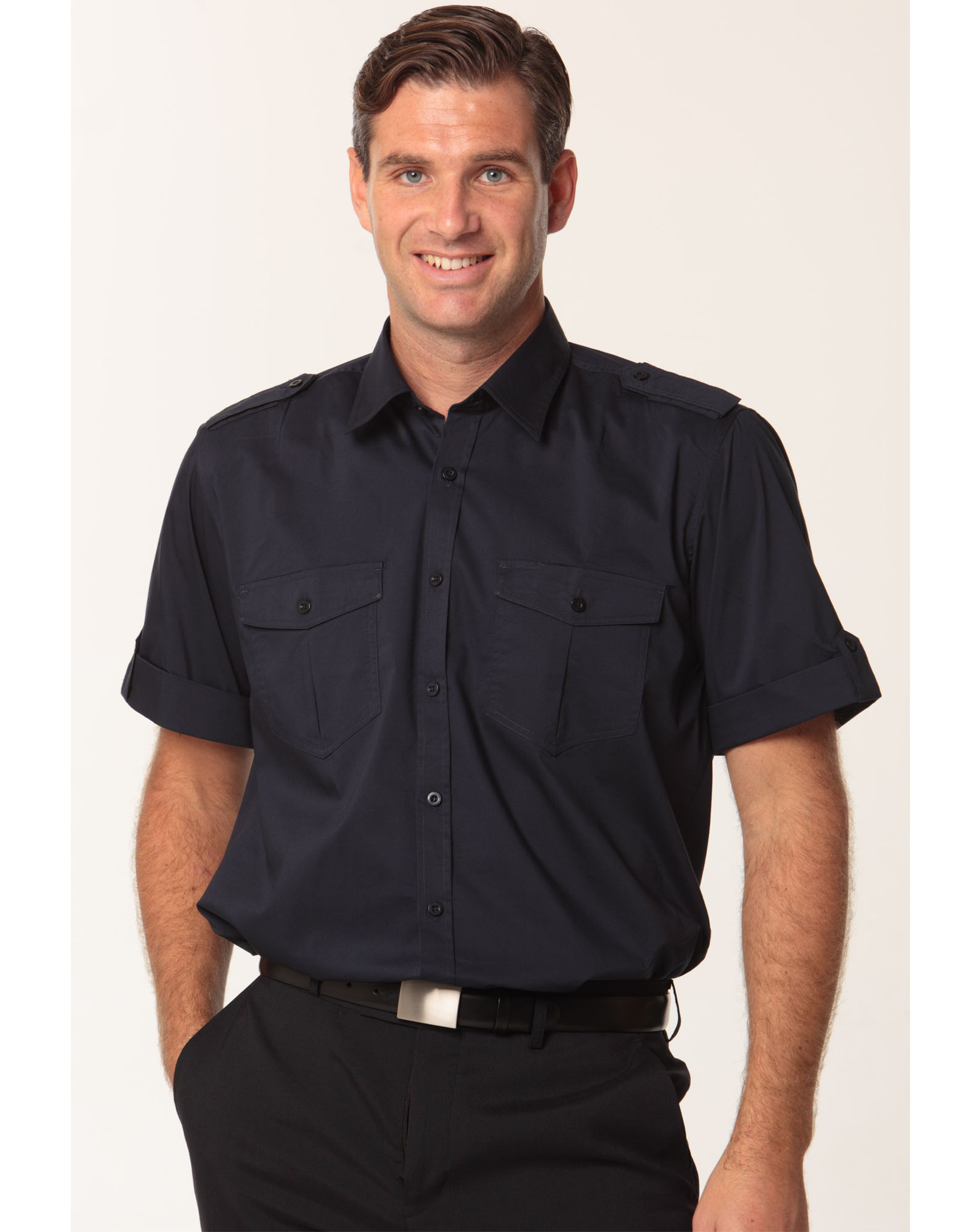 M7911 Men's Short Sleeve Military Shirt