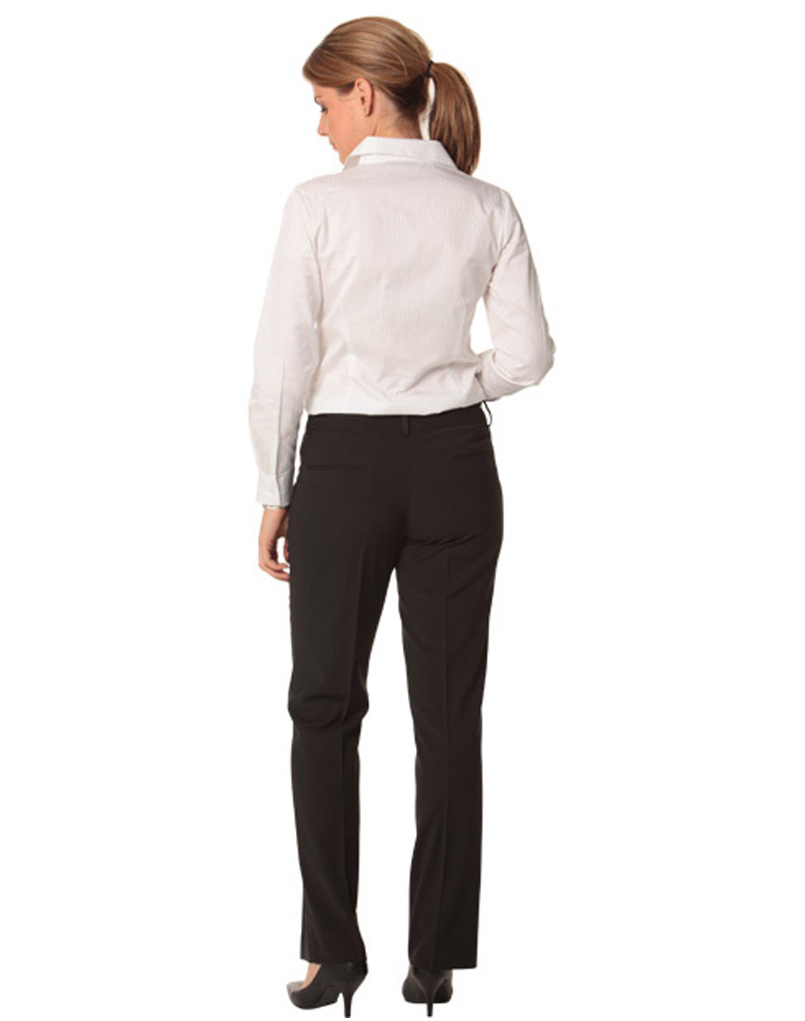 M9400 Women's Wool Blend Stretch Slim Leg Flexi Waist Pants