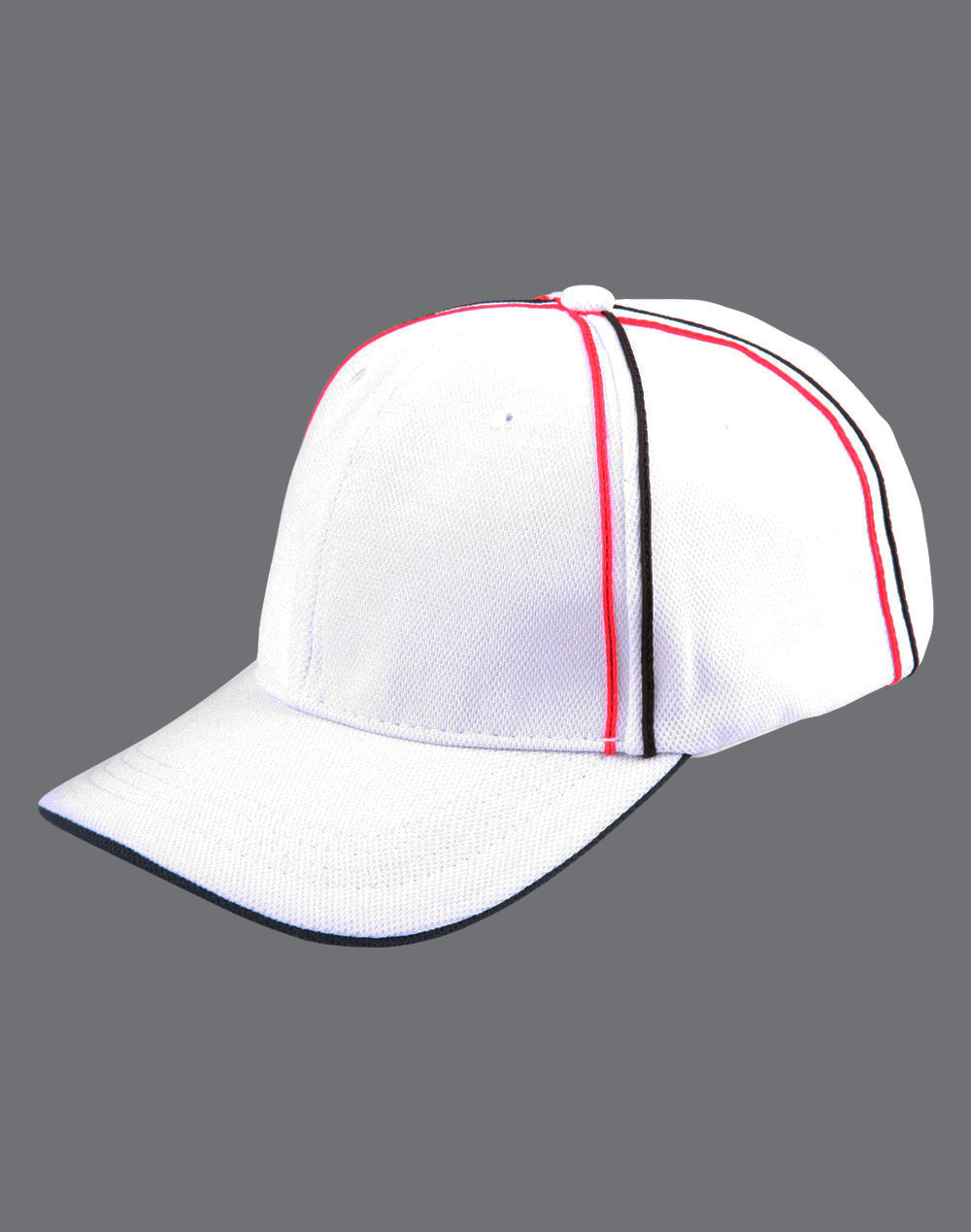 CH76 Tri-Colour Pique Mesh Cap