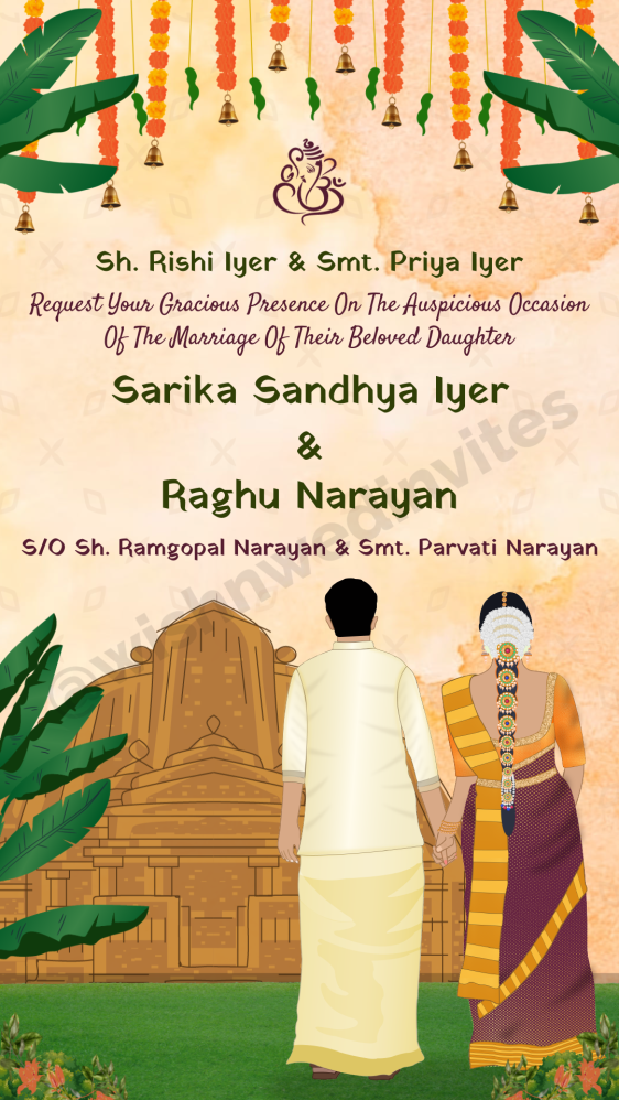 Online Video Invitation Maker Indian Wedding Cards Wish N Wed