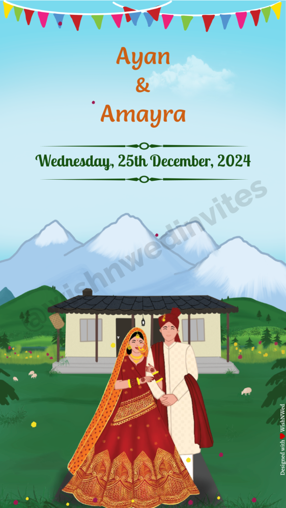 Online Video Invitation Maker Indian Wedding Cards Wish N Wed