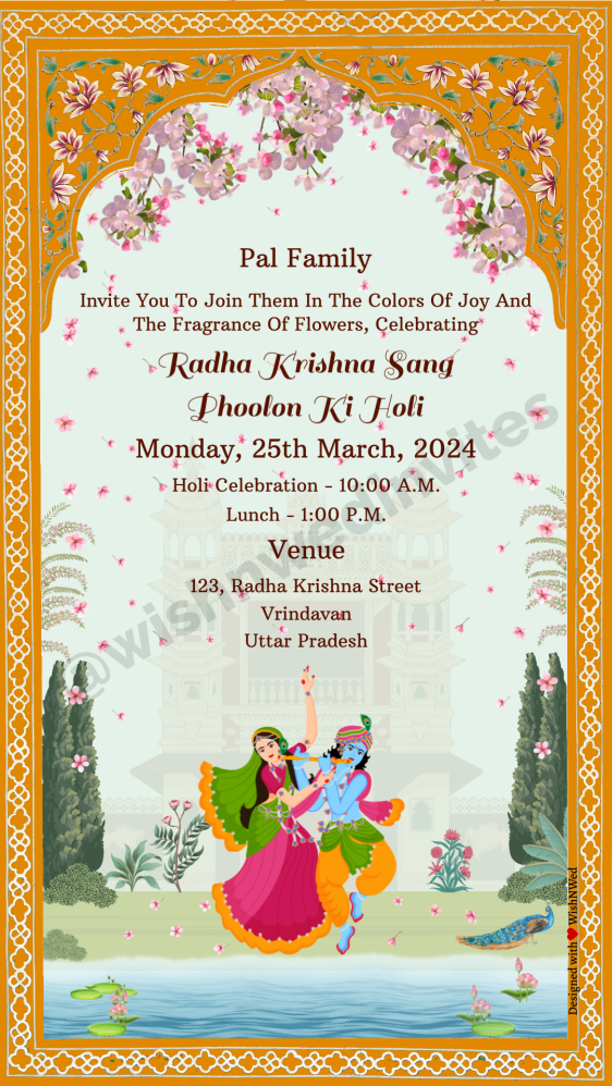 Online Video Invitation Maker Indian Wedding Cards Wish N Wed