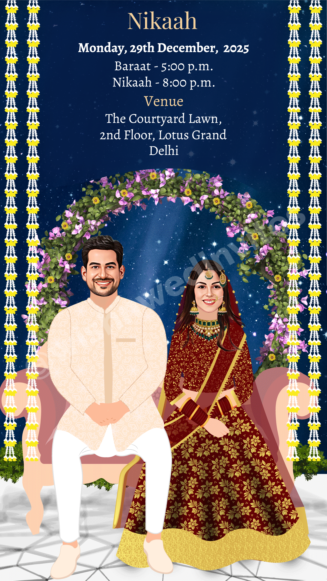 Muslim Wedding Invitation