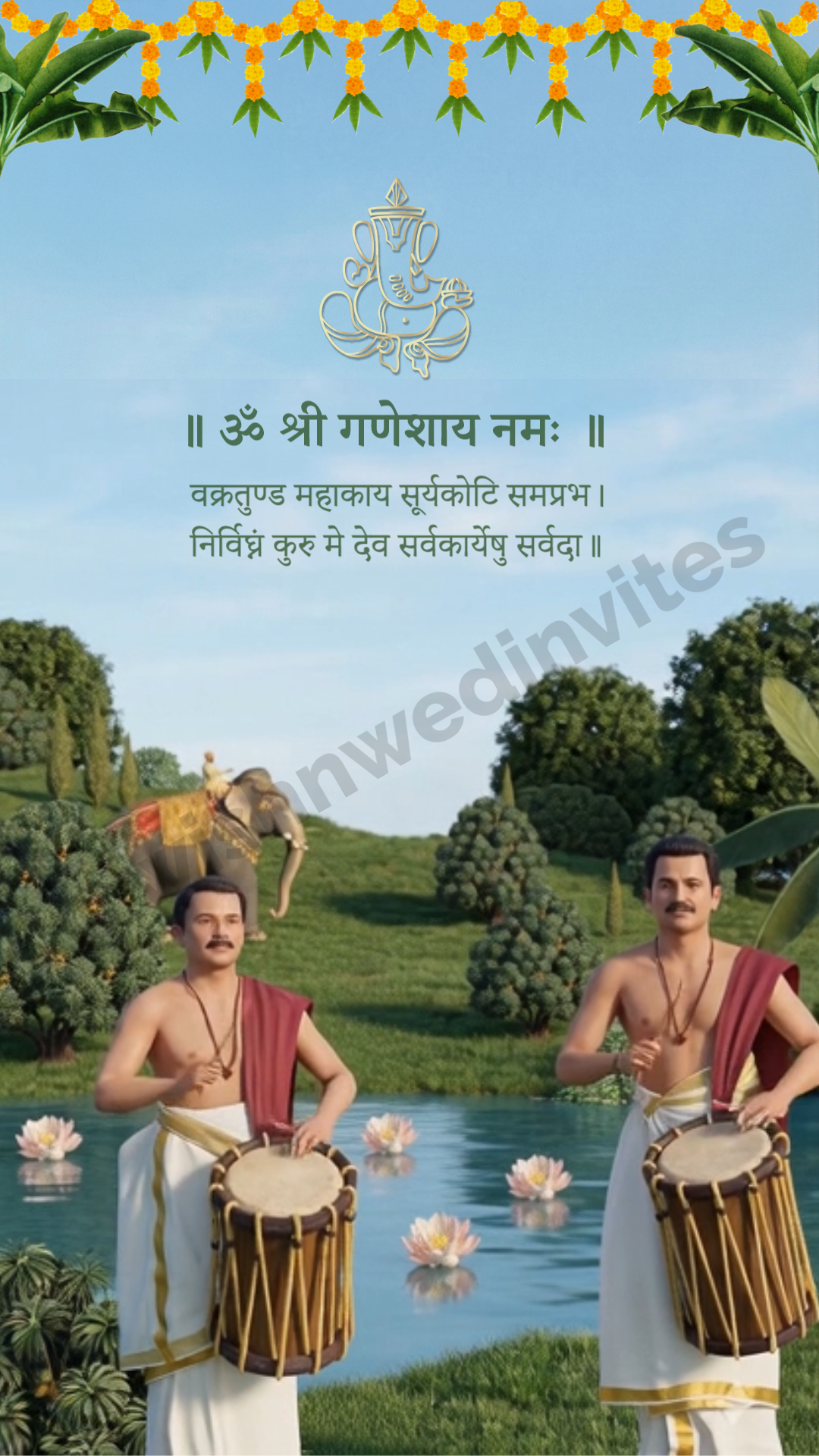 South Indian Wedding Save The Date Invite Video