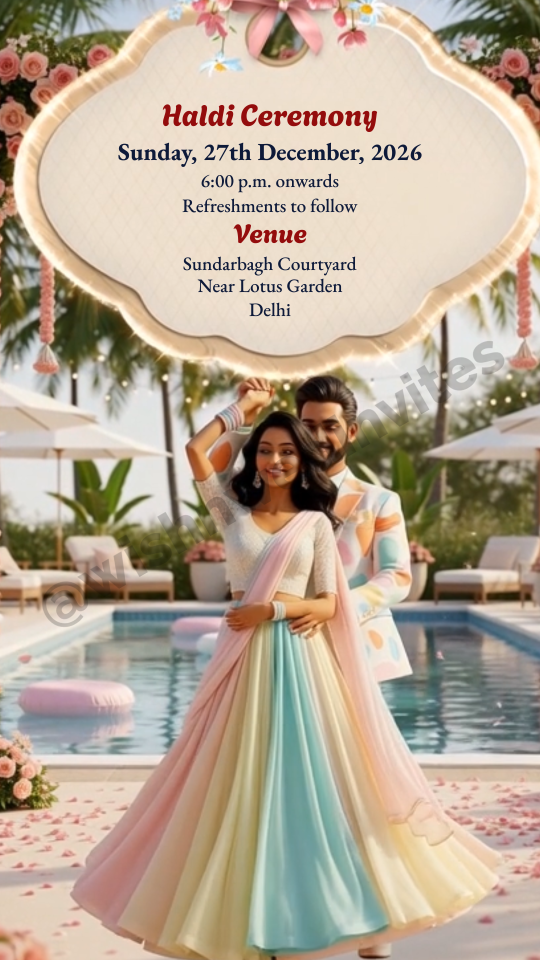 AI Indian Wedding Invitation Video 