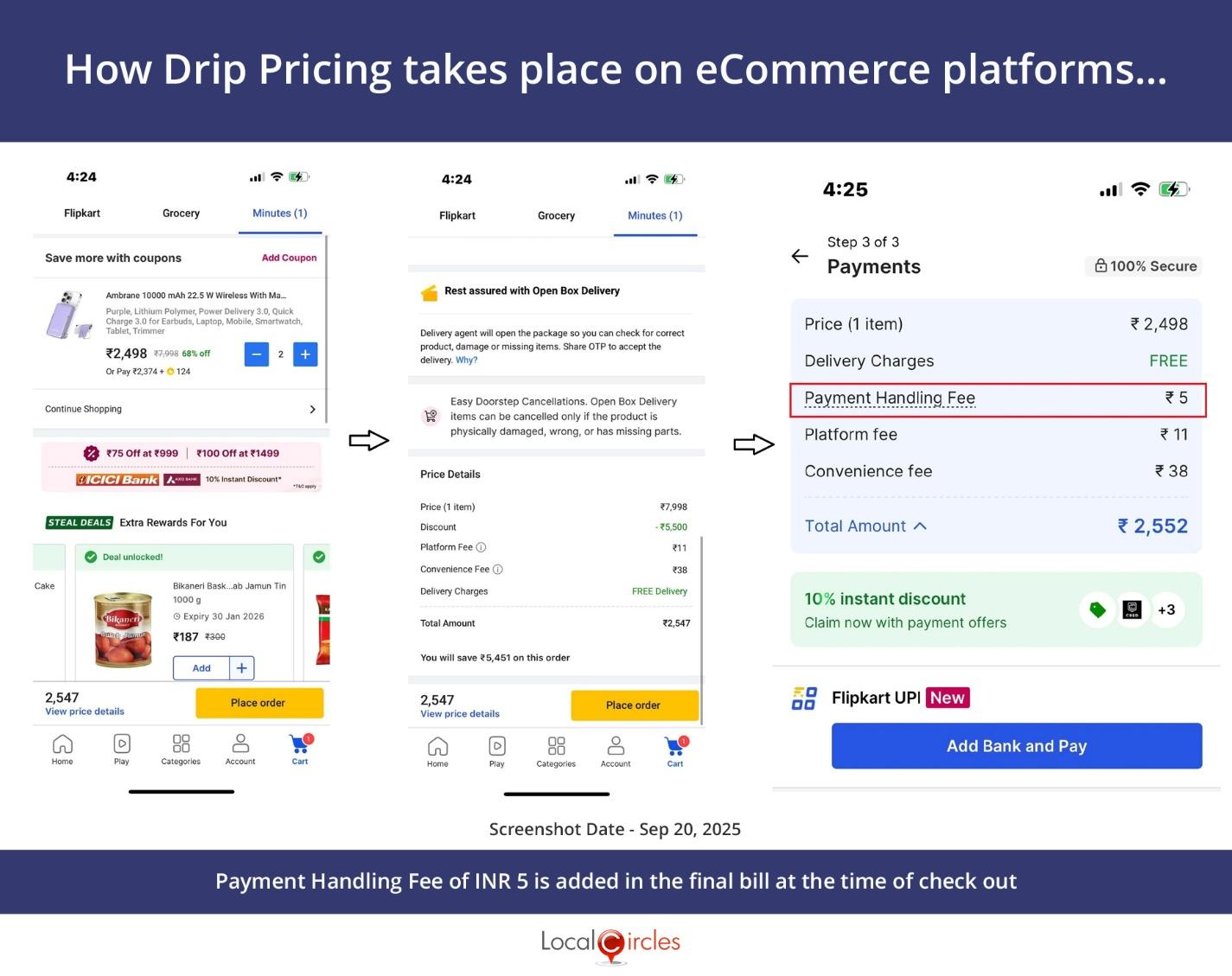 Dark Pattern # 5: Drip Pricing Dark Pattern # 5: Drip Pricing