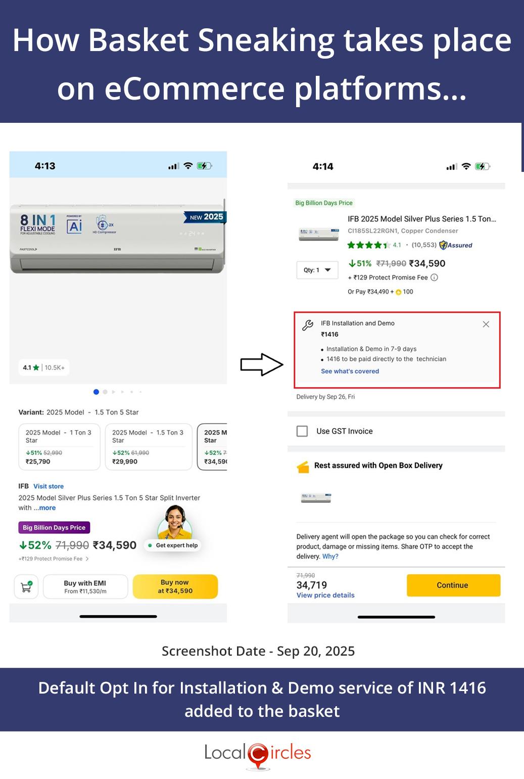 Dark Pattern # 2: Basket Sneaking Dark Pattern # 2: Basket Sneaking