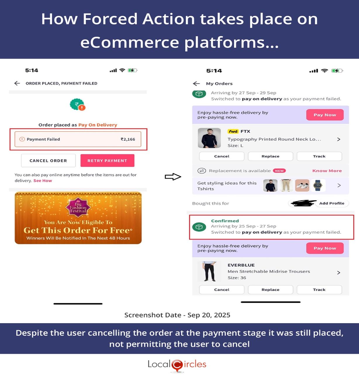 Dark Pattern # 3: Forced Action Dark Pattern # 3: Forced Action