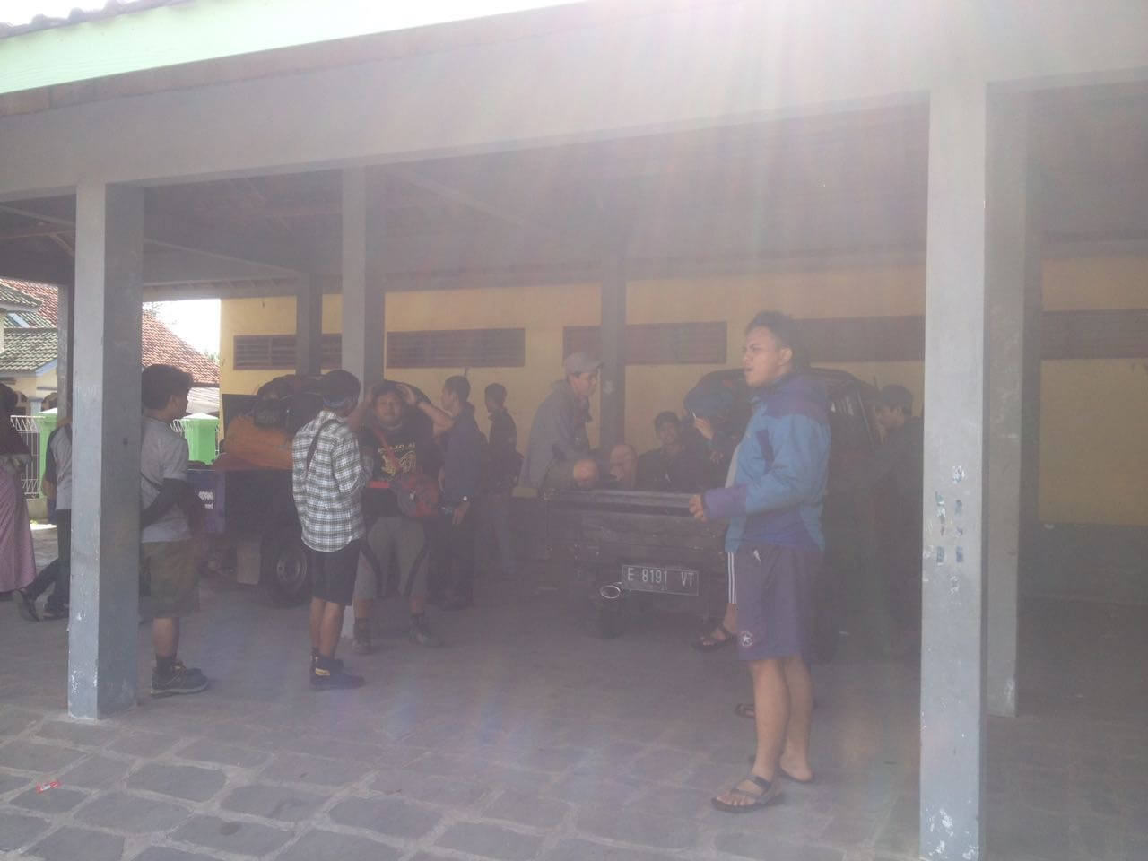 Pengkondisian peserta untuk pemberangkatan (Foto oleh : @afvendiant)