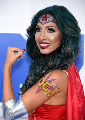 NEW YORK, NY - AUGUST 28: TV personality Farrah Abraham attends the 2016 MTV Video Music Awards at Madison Square Garden on August 28, 2016 in New York City. (Photo by Dimitrios Kambouris/WireImage)