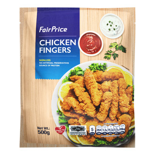 fairprice frozen chicken fingers