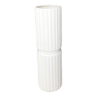 Imported Ceramic Vase White 1 Per Pack Fairprice Singapore