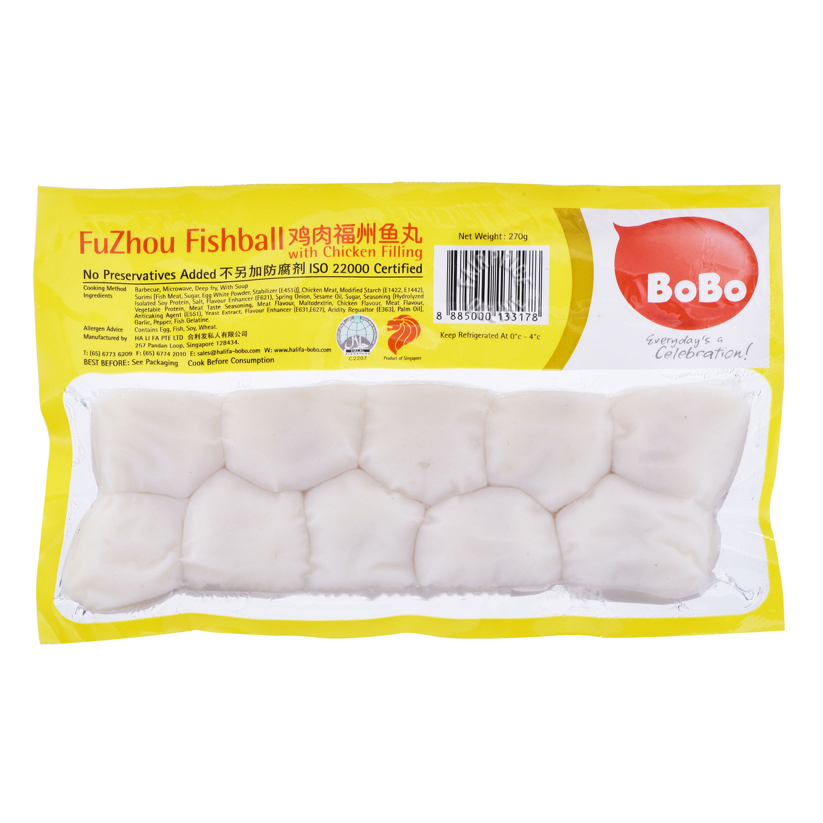 BoBo Fuzhou Fish Ball with Chicken Fillings