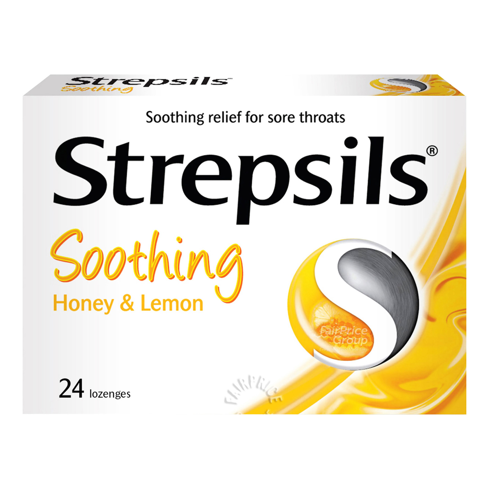 Strepsils Lozenges Box - Soothing (Honey & Lemon)