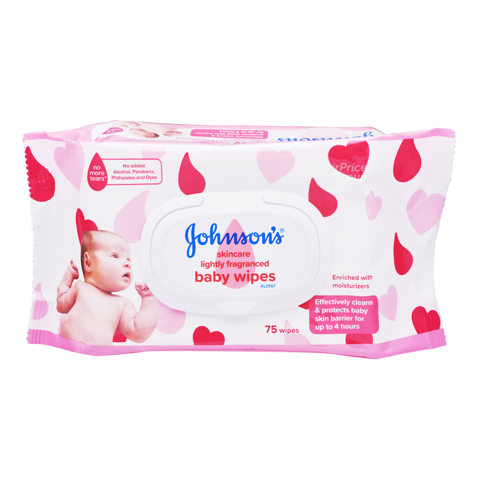 Johnson's Baby Wipes - Lightly Fragranced