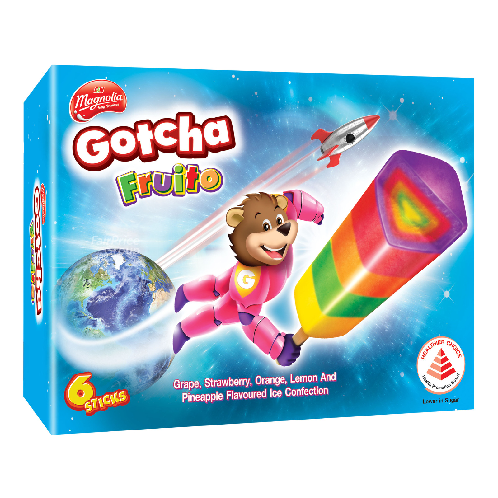 F&N Magnolia Gotcha Ice Cream - Fruito (Mixed Fruits)