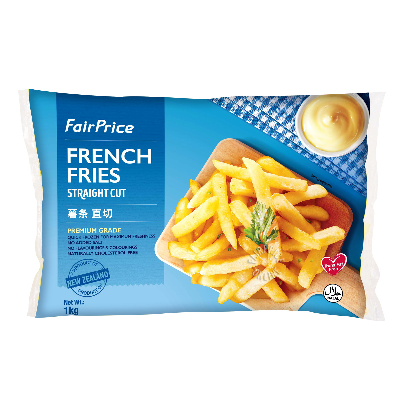 FairPrice Frozen French Fries - Straight Cut