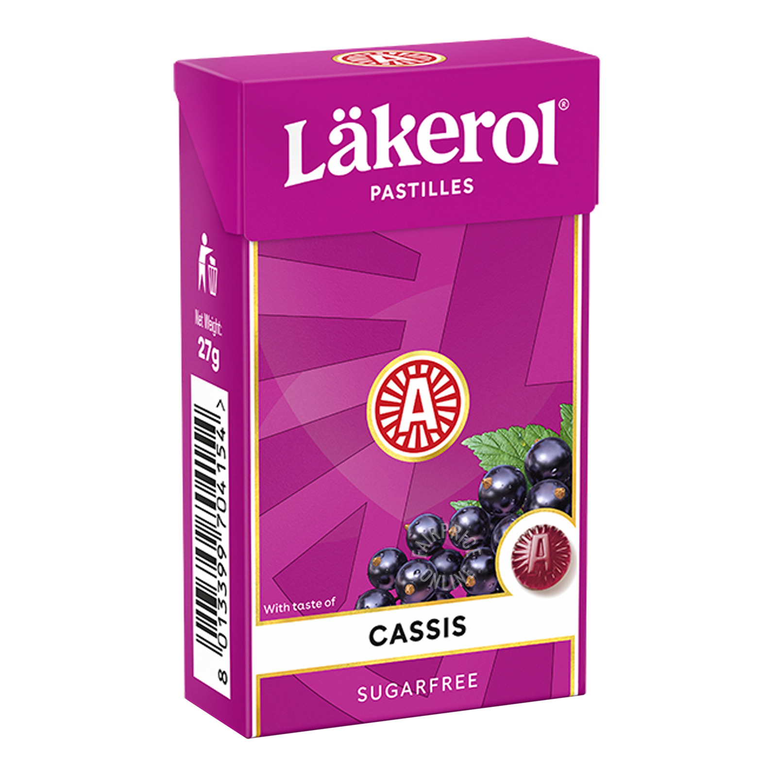 Lakerol Sugar Free Pastilles - Cassis
