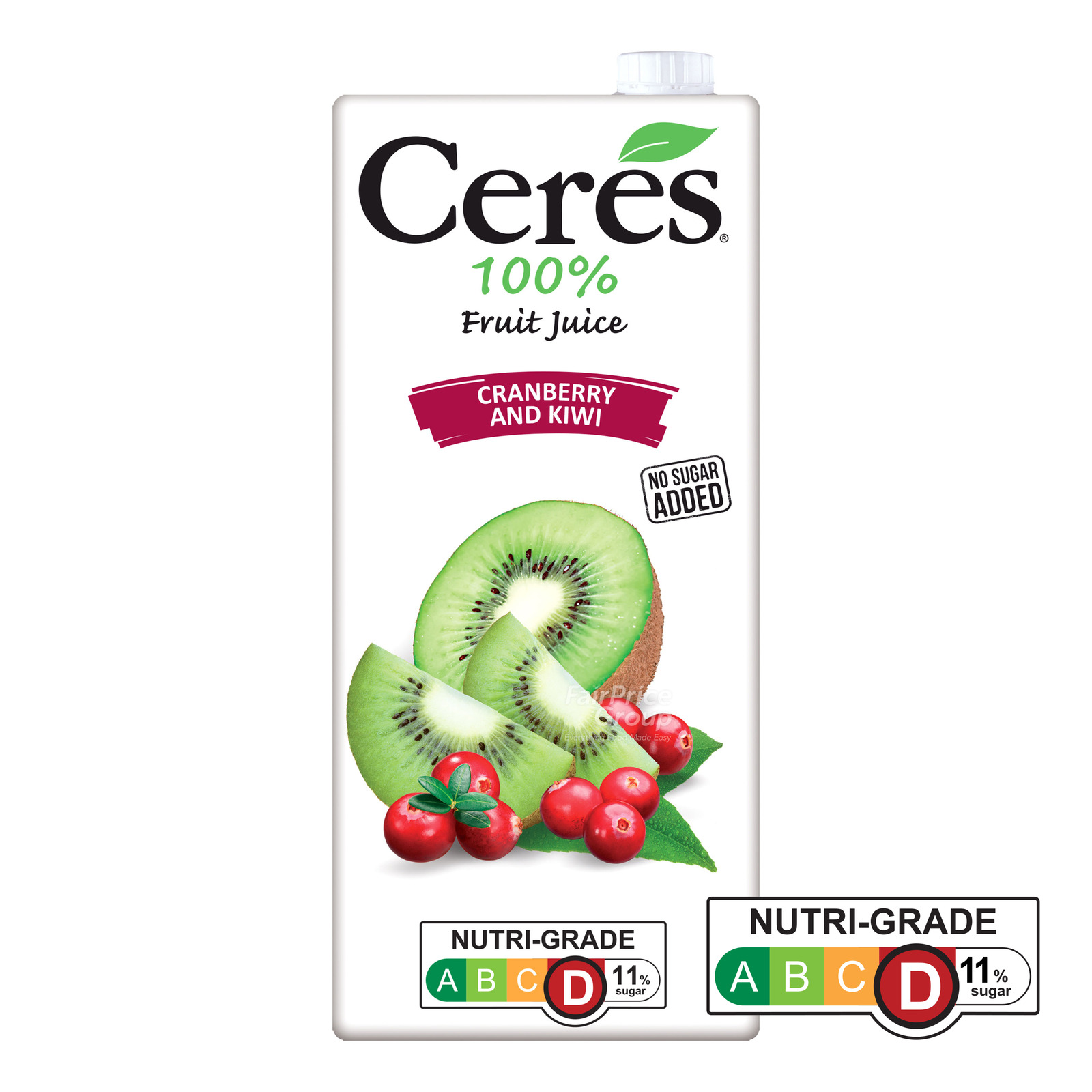 Ceres 100% Juice Blend Packet Drink - Cranberry and Kiwi