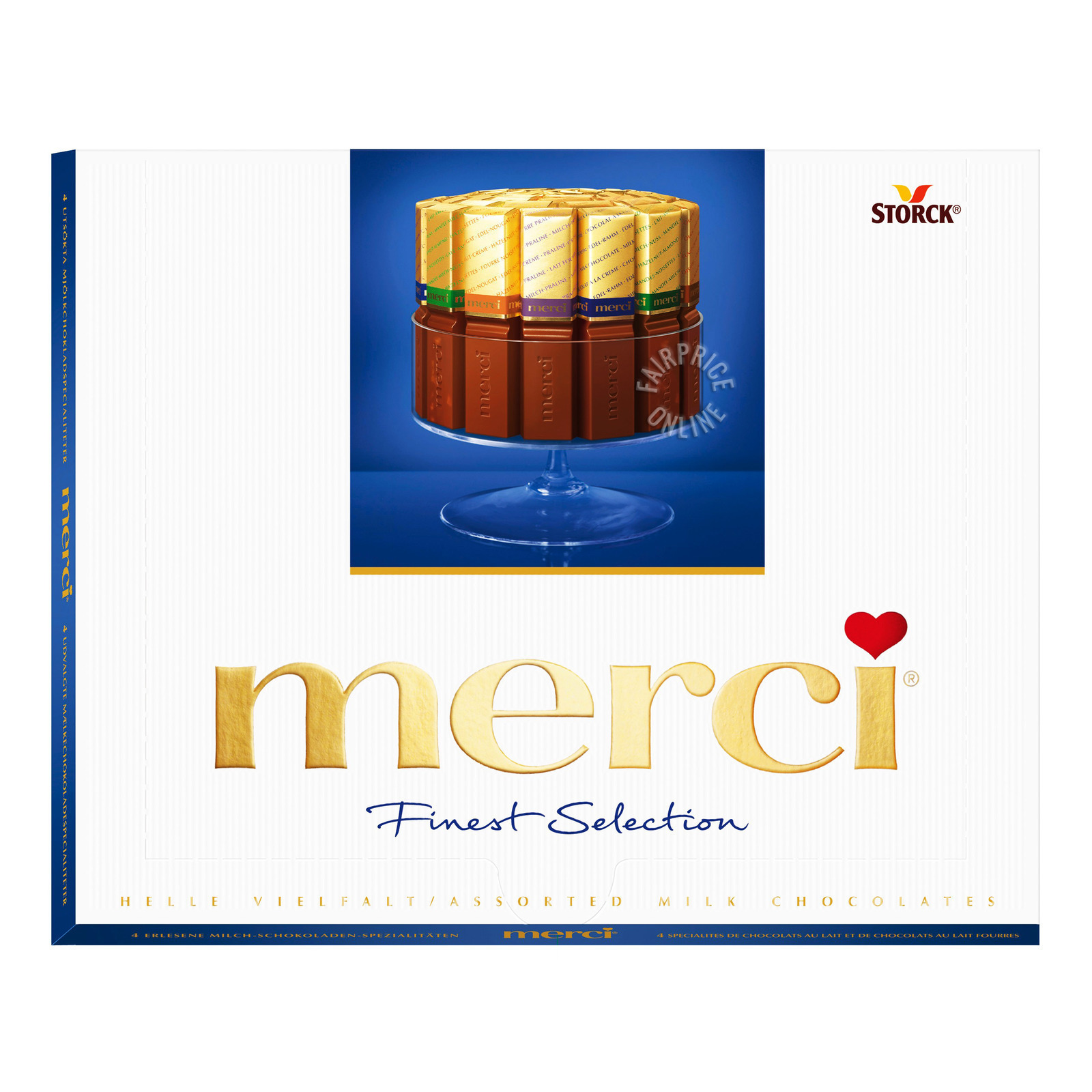 Merci Finest Selection European Chocolate - Milk Assorted (Blue)