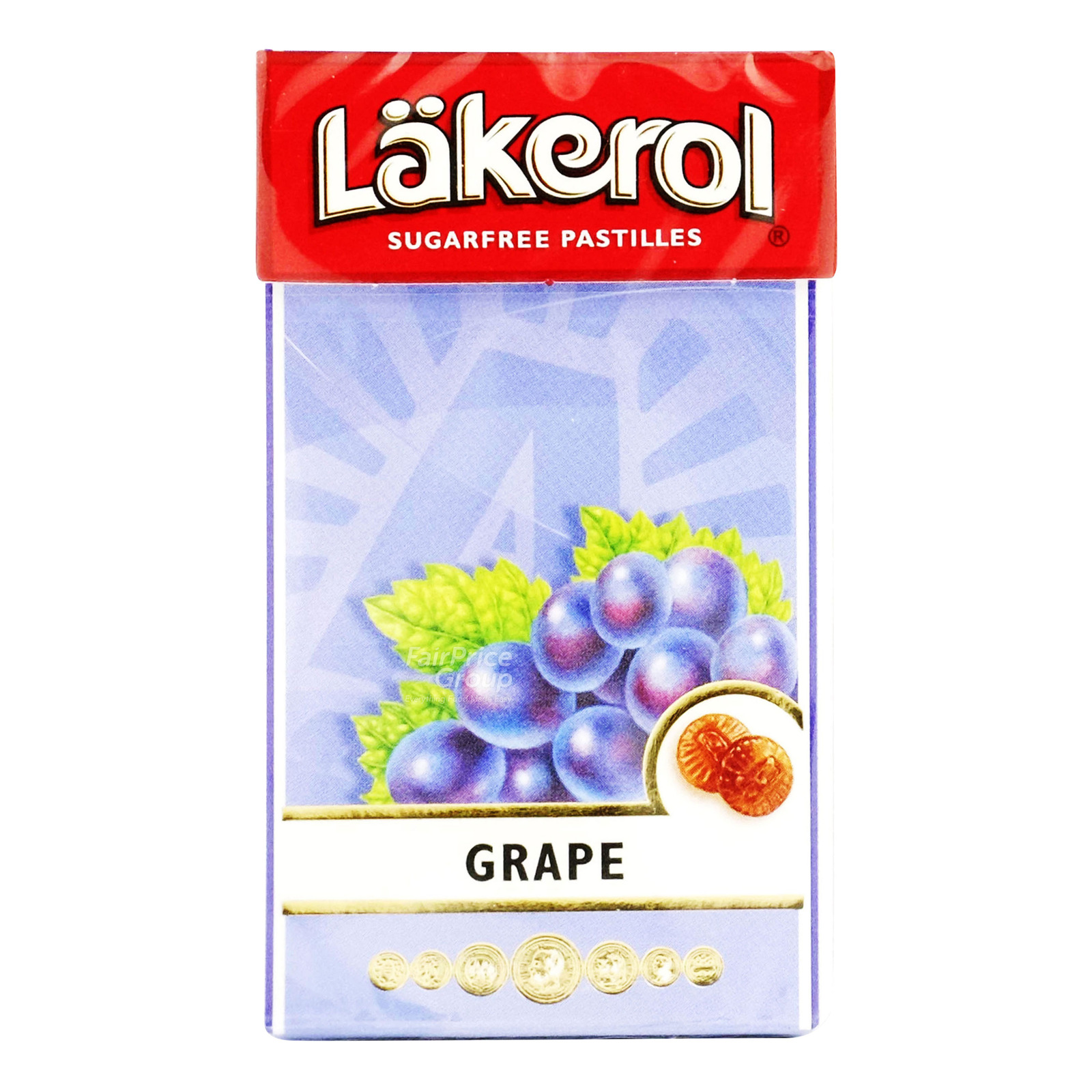 Lakerol Sugar Free Pastilles - Grape
