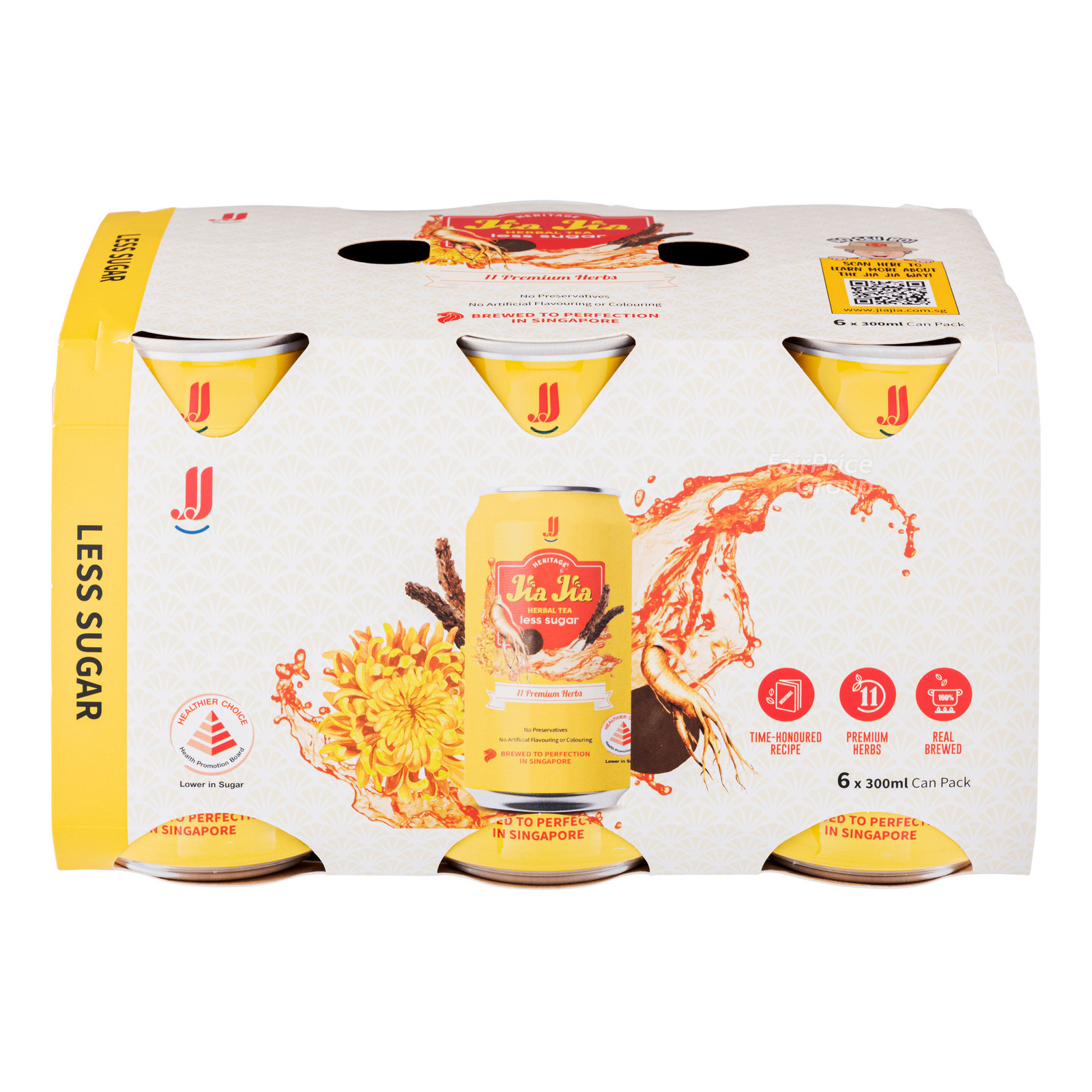 Jia Jia Herbal Tea Can Drink - Less Sugar