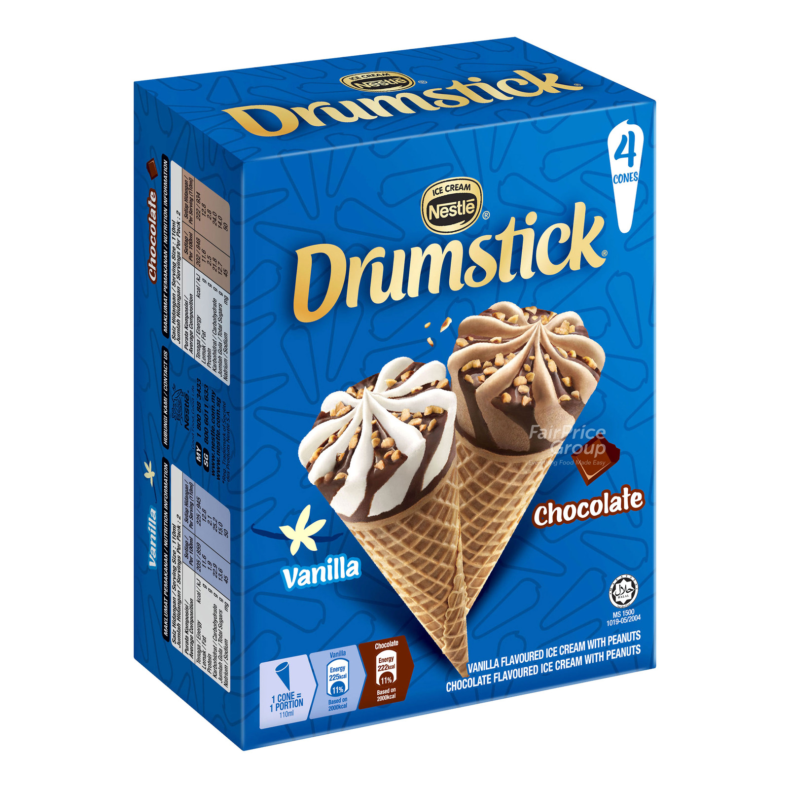 Nestle Ice Cream Drumsticks - Chocolate & Vanilla