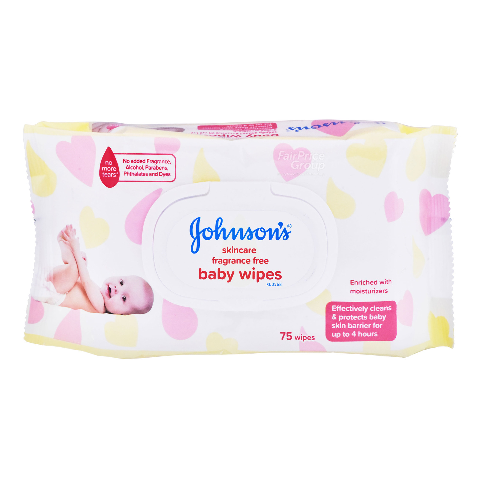 Johnson's Baby Wipes - Fragrance Free