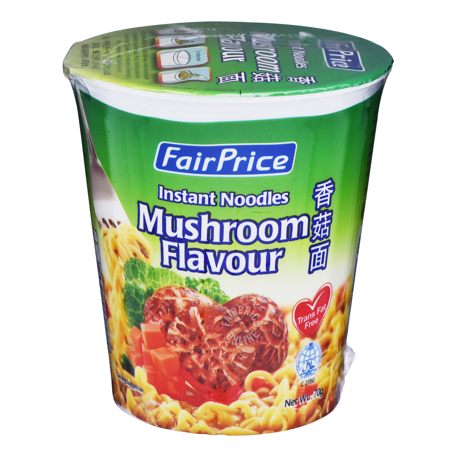 FairPrice Instant Cup Noodles - Mushroom