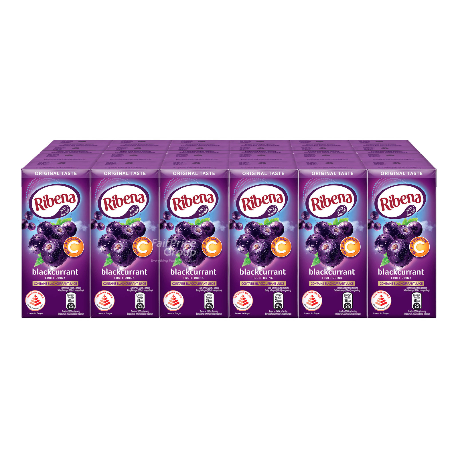 Ribena Blackcurrant Fruit Packet Drink - Regular