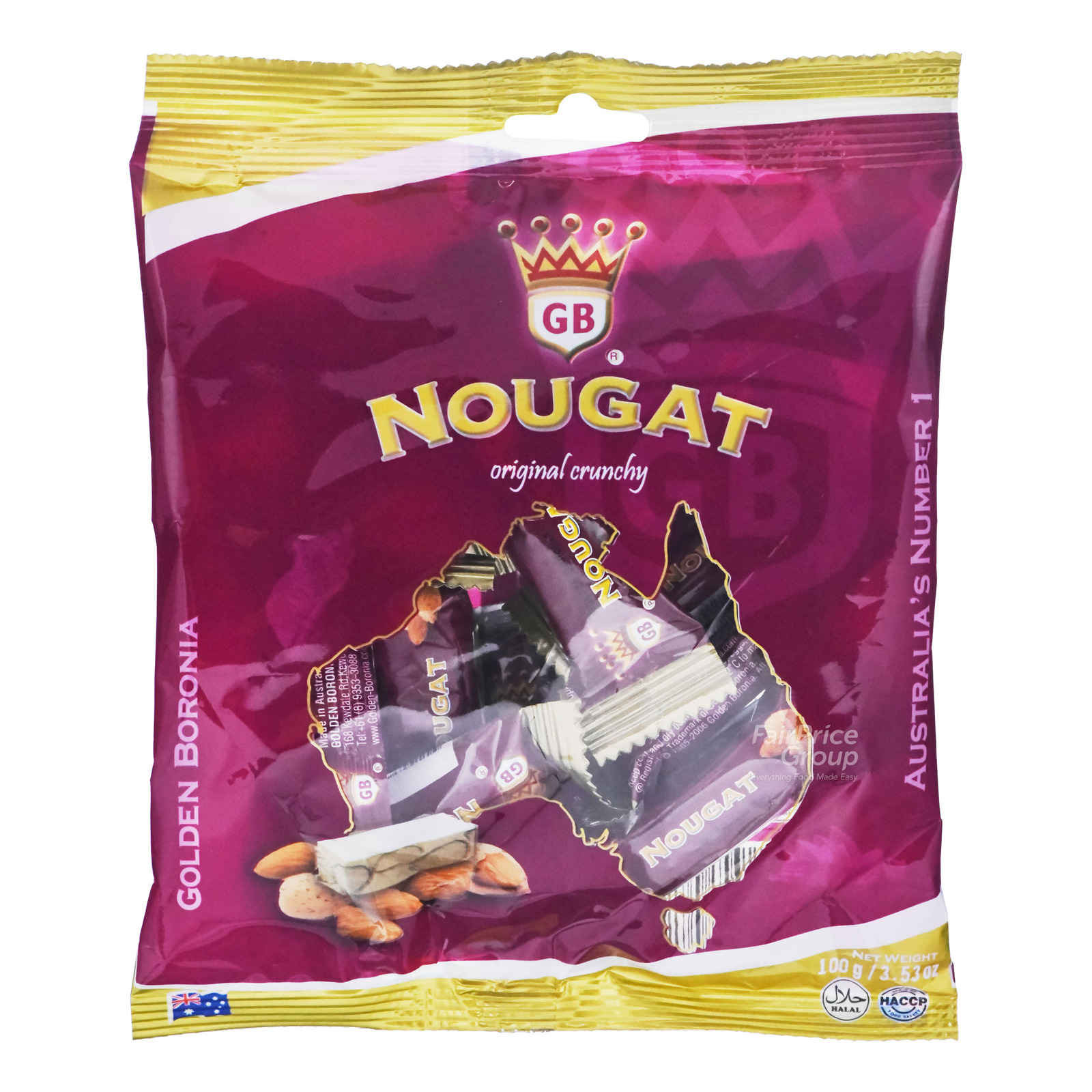 Golden Boronia Nougat - Original (Crunchy)