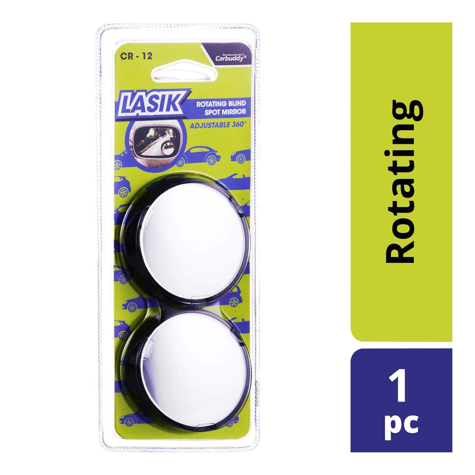 Carbuddy Lasik Blind Spot Mirror - Rotating