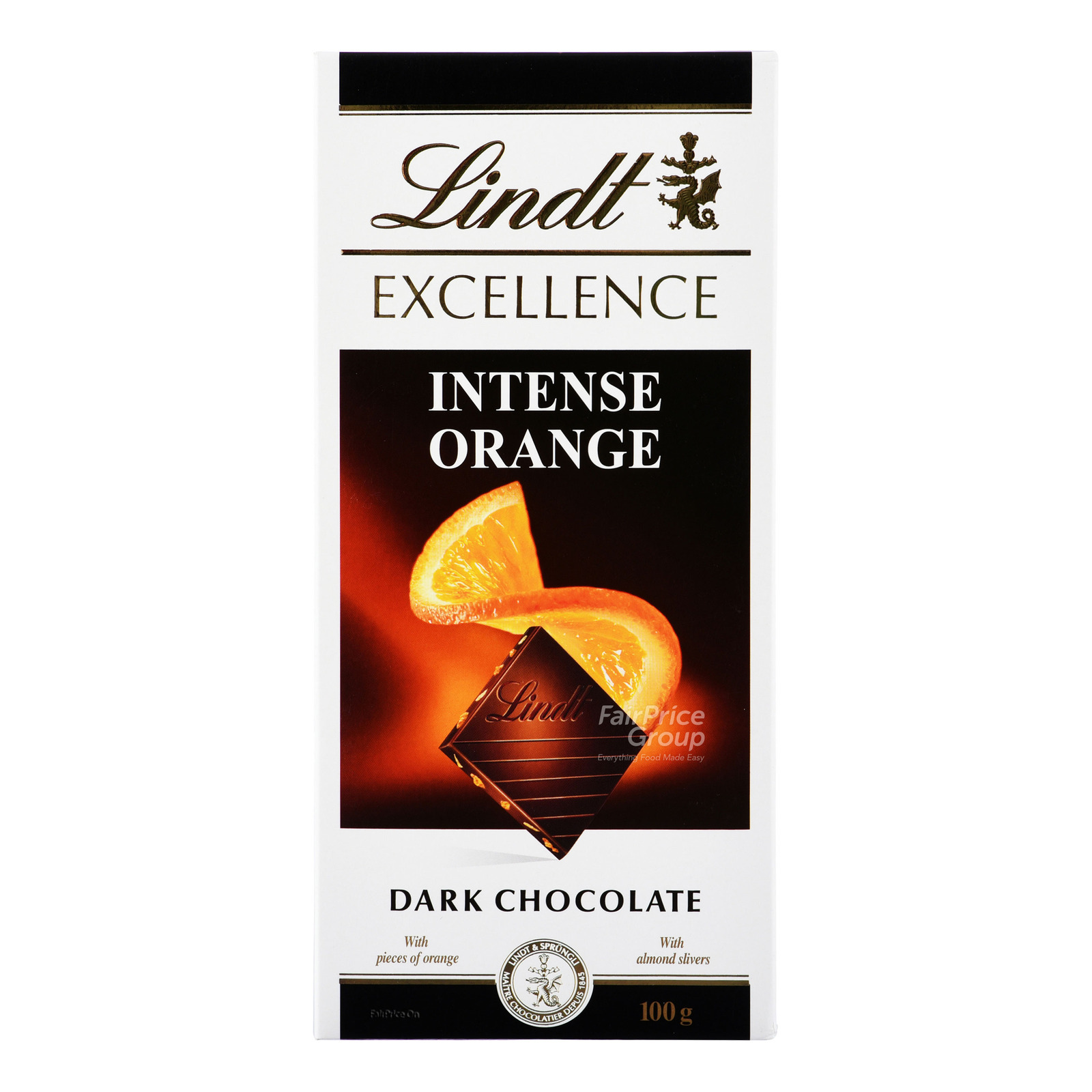 Lindt Excellence Chocolate Bar - Intense Orange (Dark)