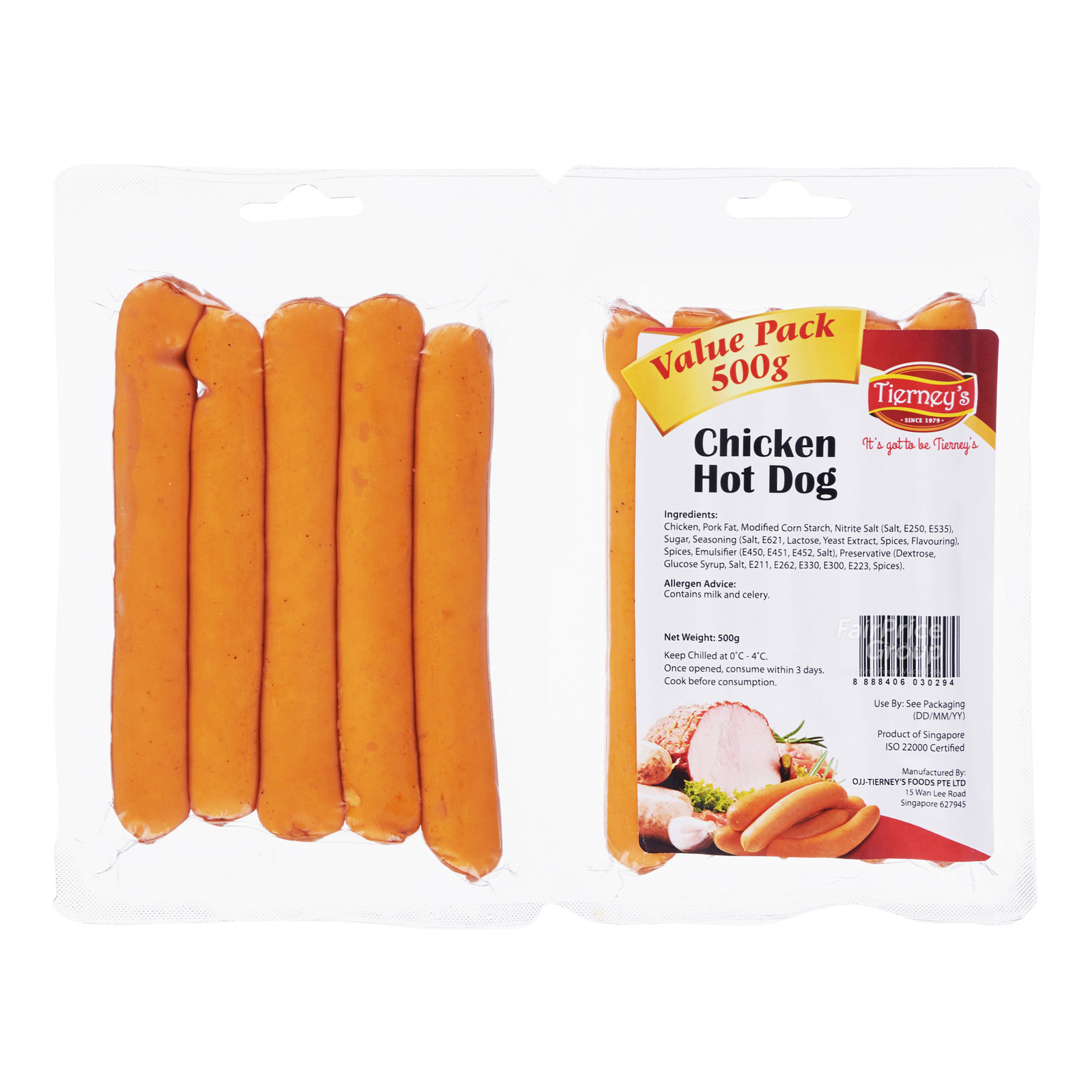 Tierney's Chicken Hot Dog