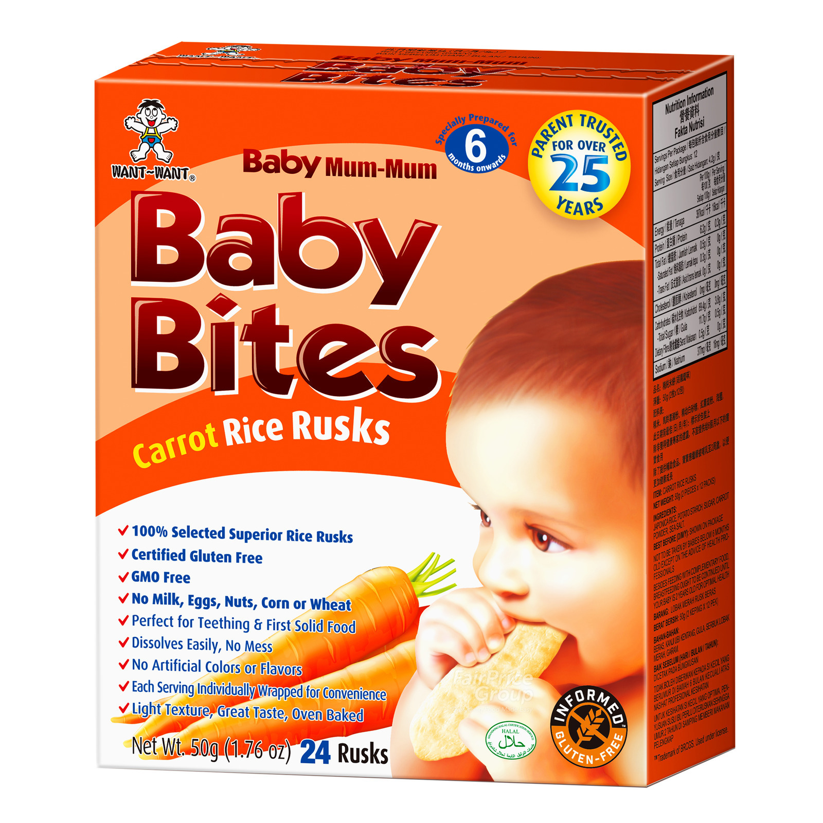 Take One Baby Bites - Carrot