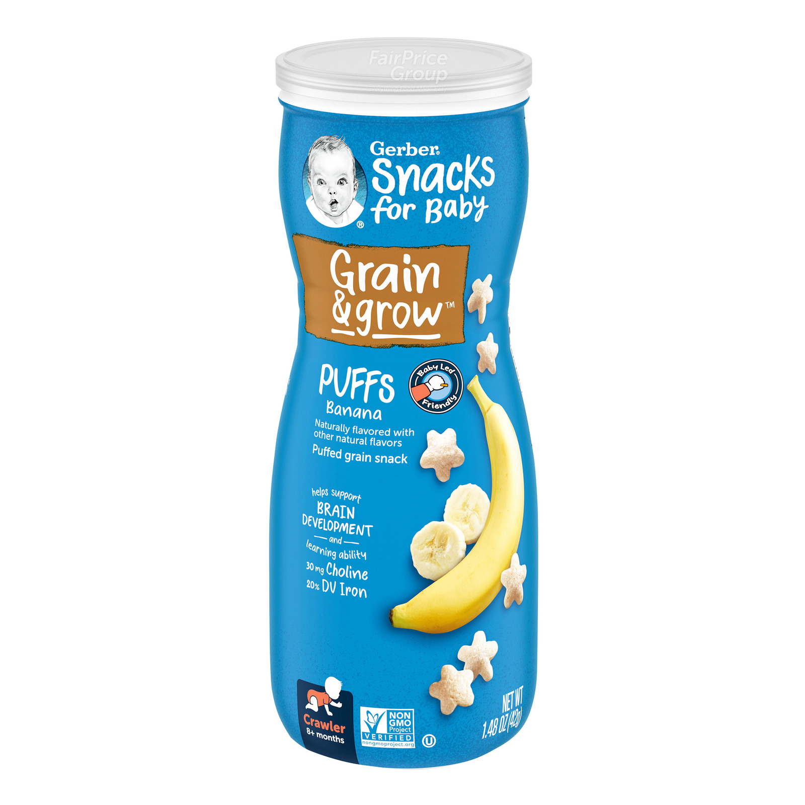 Gerber Graduates Baby Puffs - Banana
