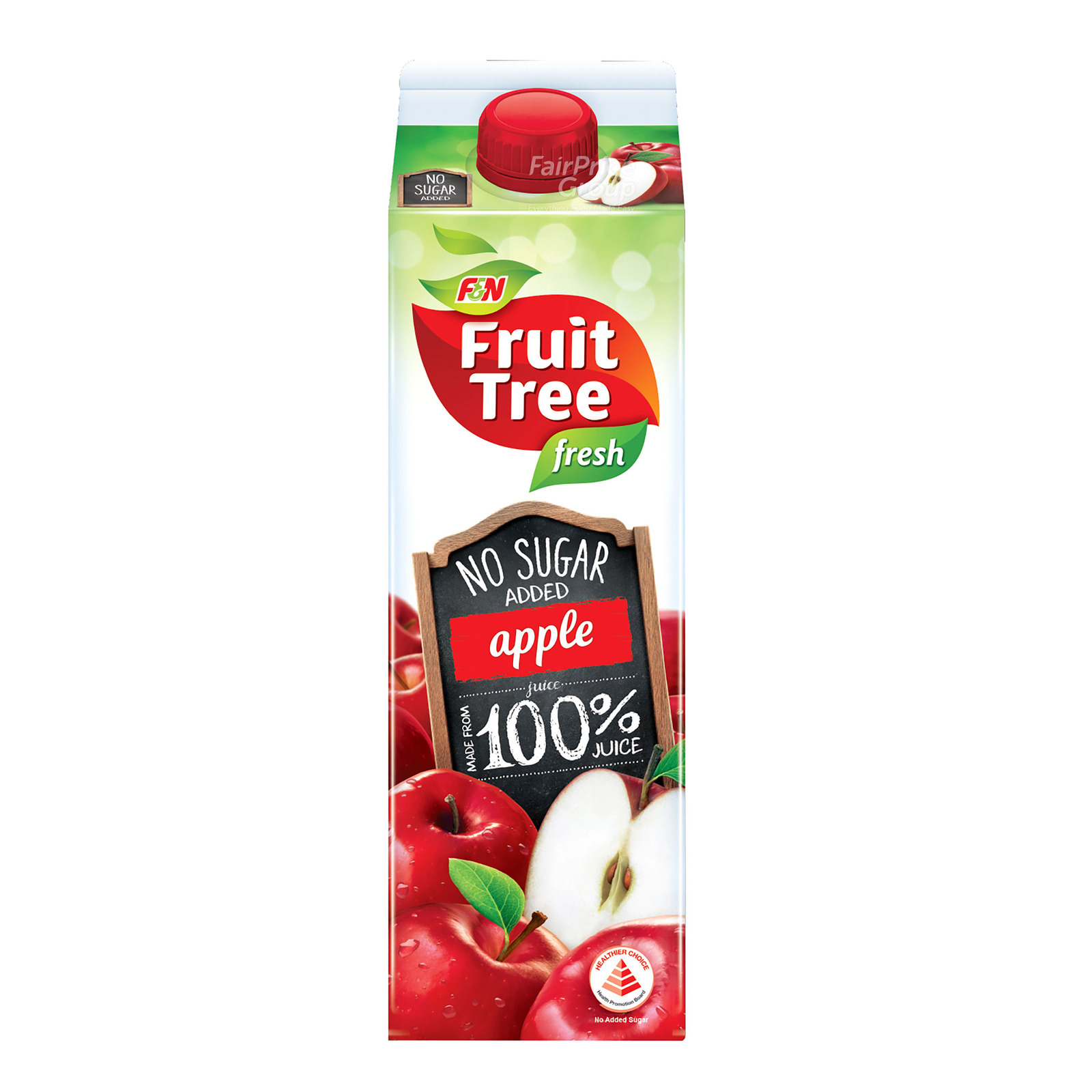 F&N Fruit Tree Fresh No Sugar Added Juice - Apple