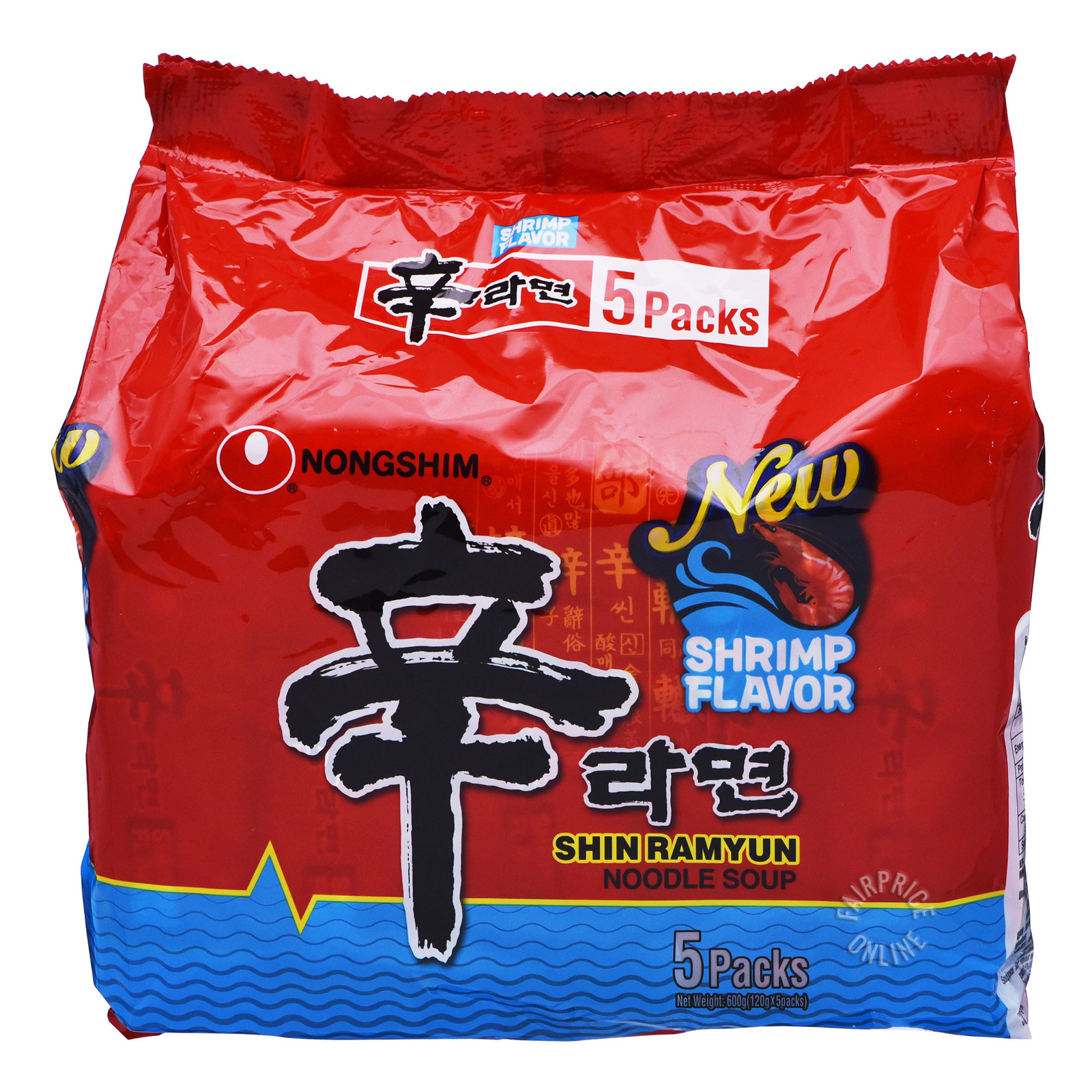 Nongshim Shin Ramyun Instant Noodle - Shrimp