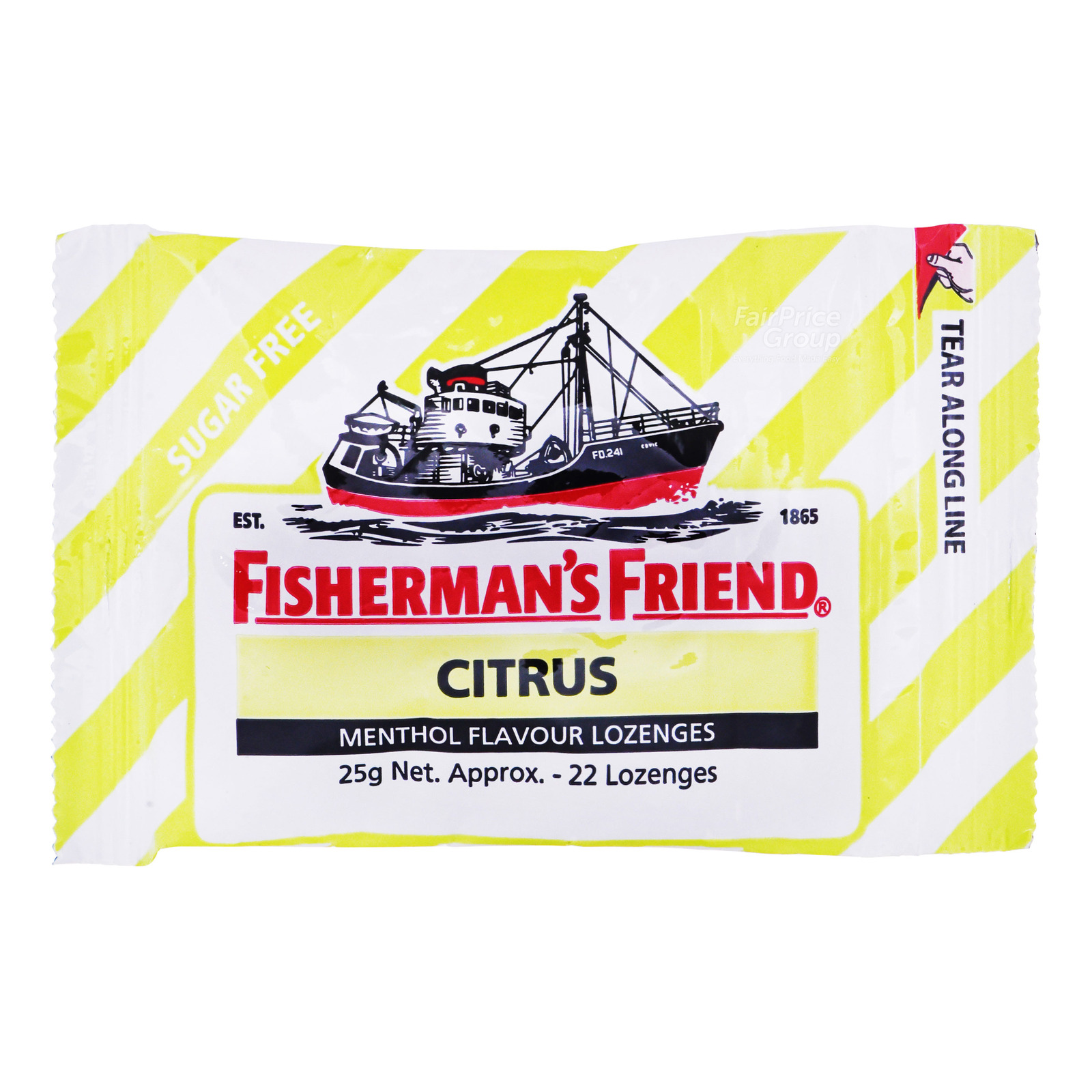 Fisherman's Friend Sugar Free Lozenges - Citrus