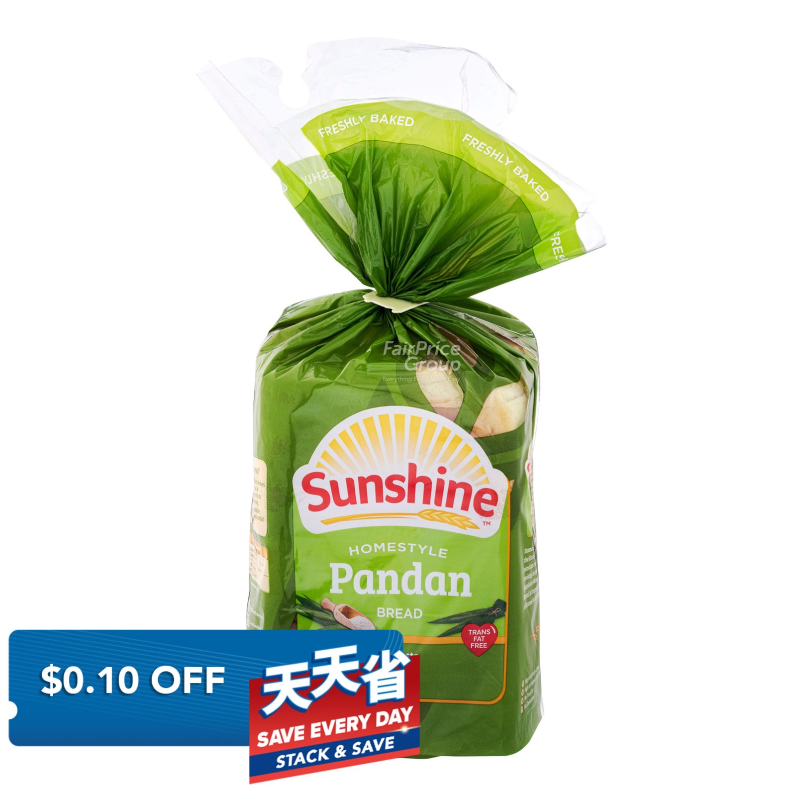 Sunshine Bread - Homestyle Pandan