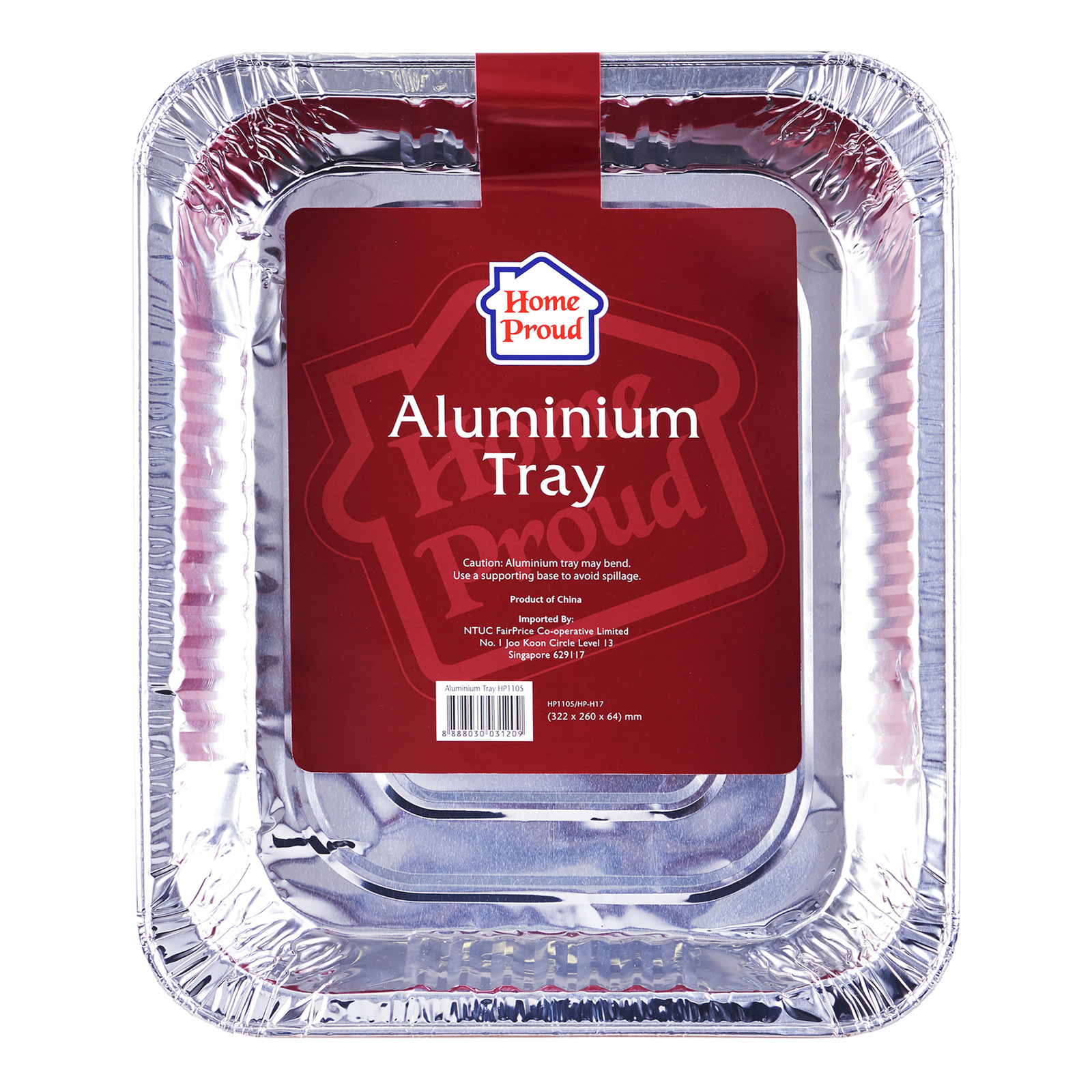 HomeProud Aluminium Tray - Rectangle