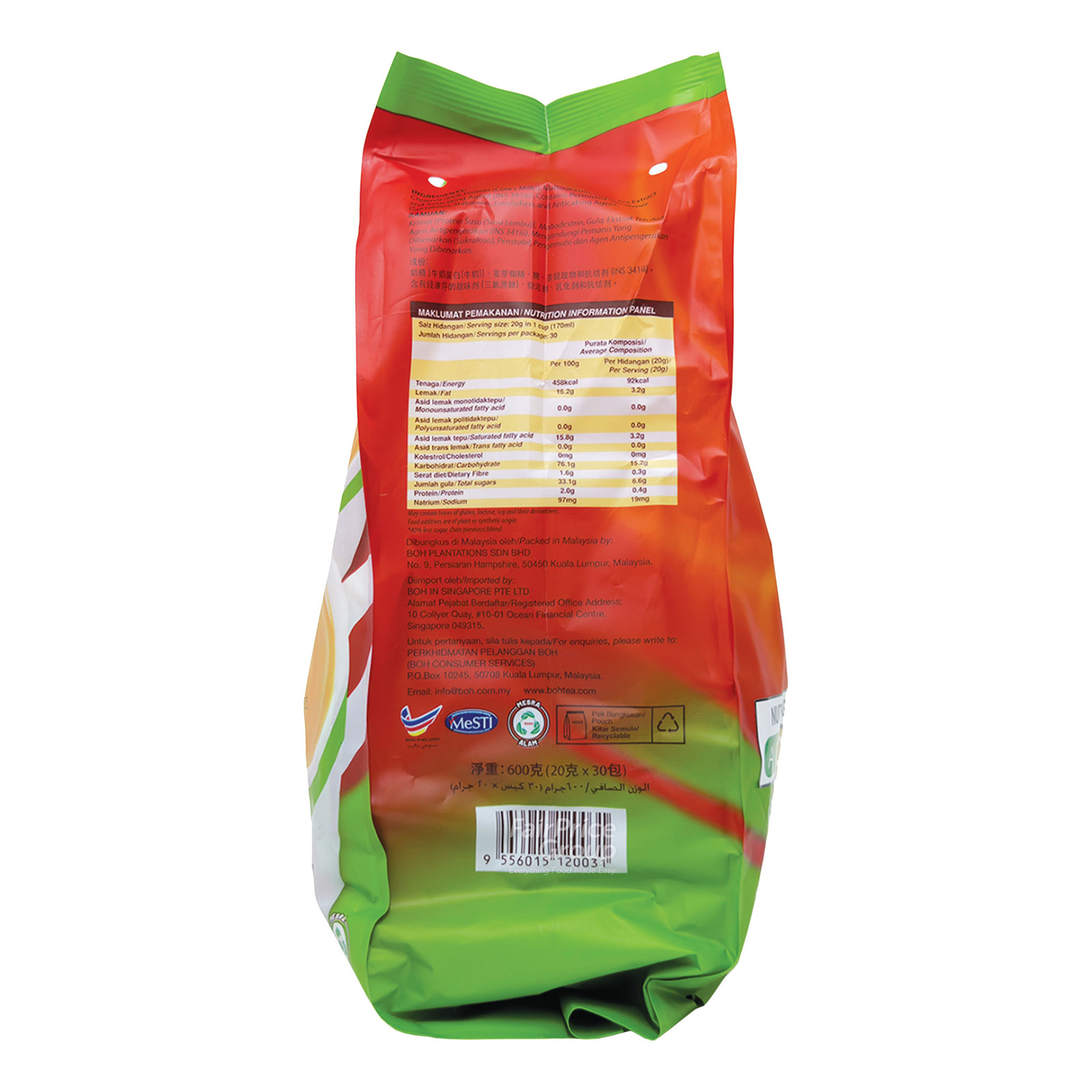 BOH 3 in 1 Instant Tea Mix - Original | NTUC FairPrice