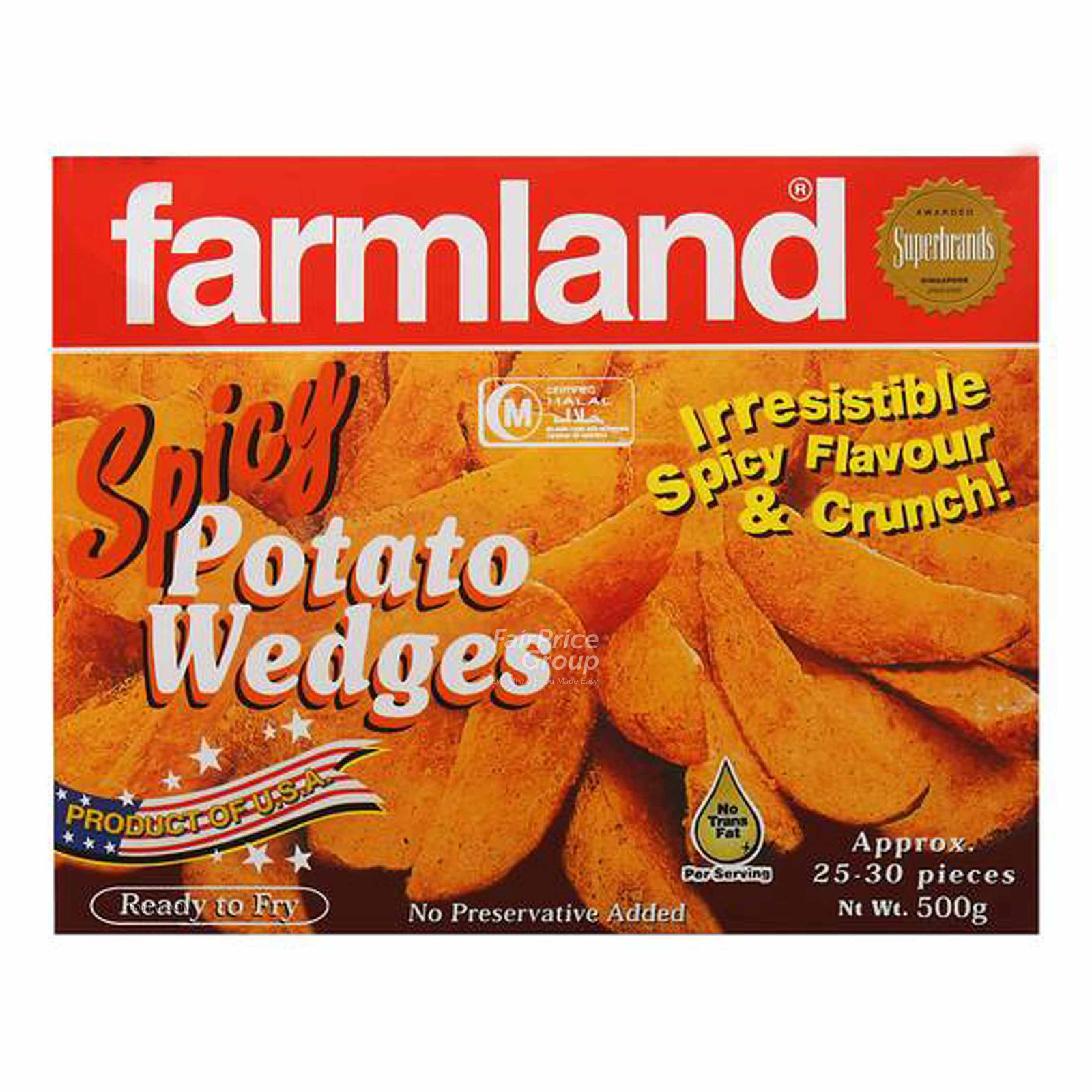 Farmland Frozen Potato Wedges - Spicy