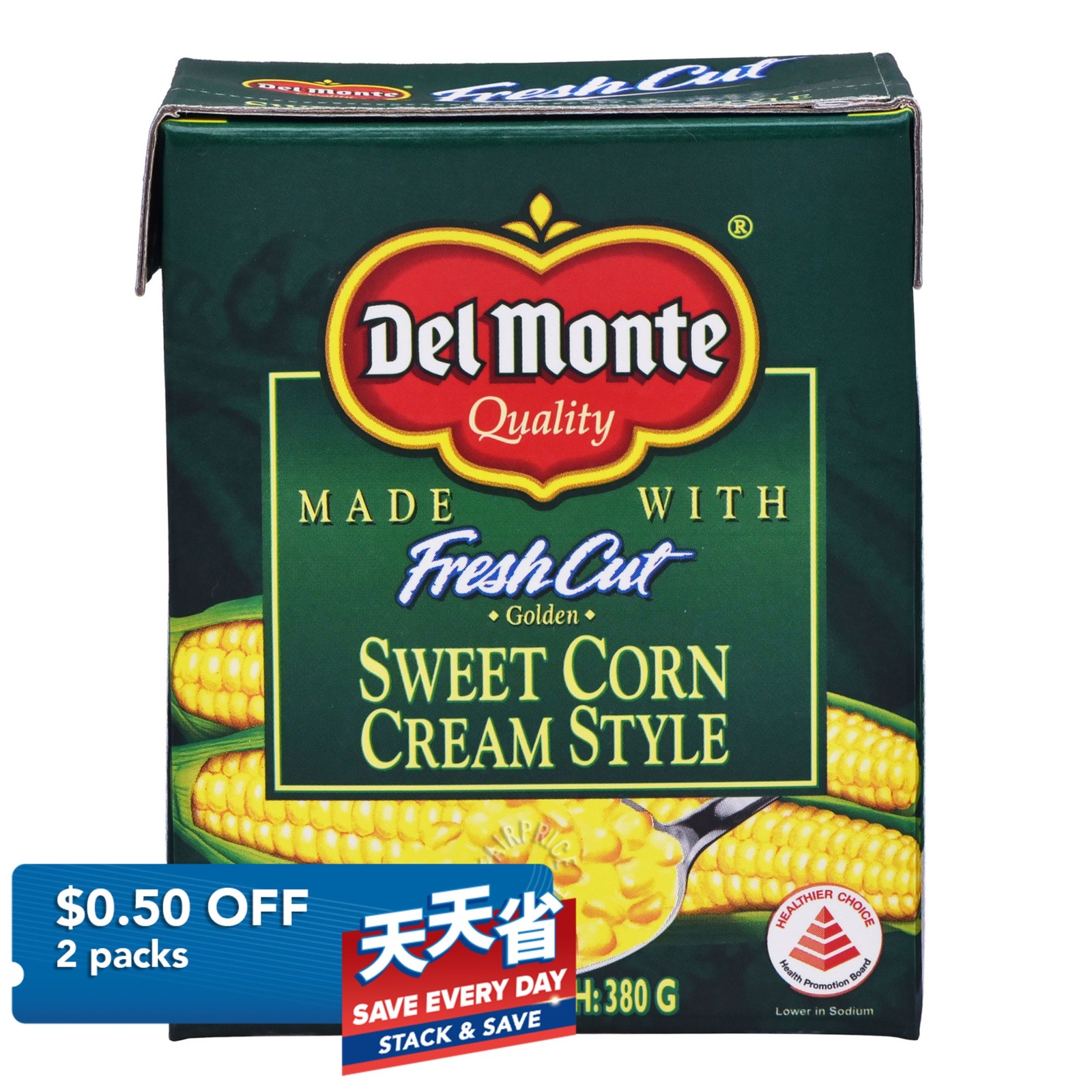 Del Monte Fresh Cut Golden Sweet Corn - Cream Style (Box)