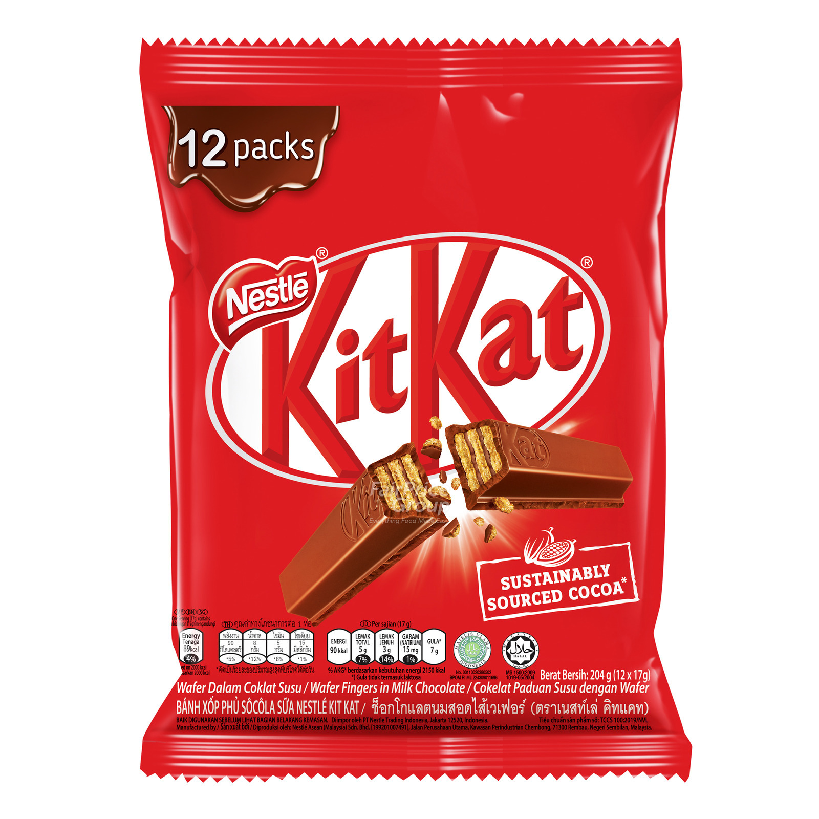 Nestle Kit Kat 2 Finger Chocolate Bar - Milk