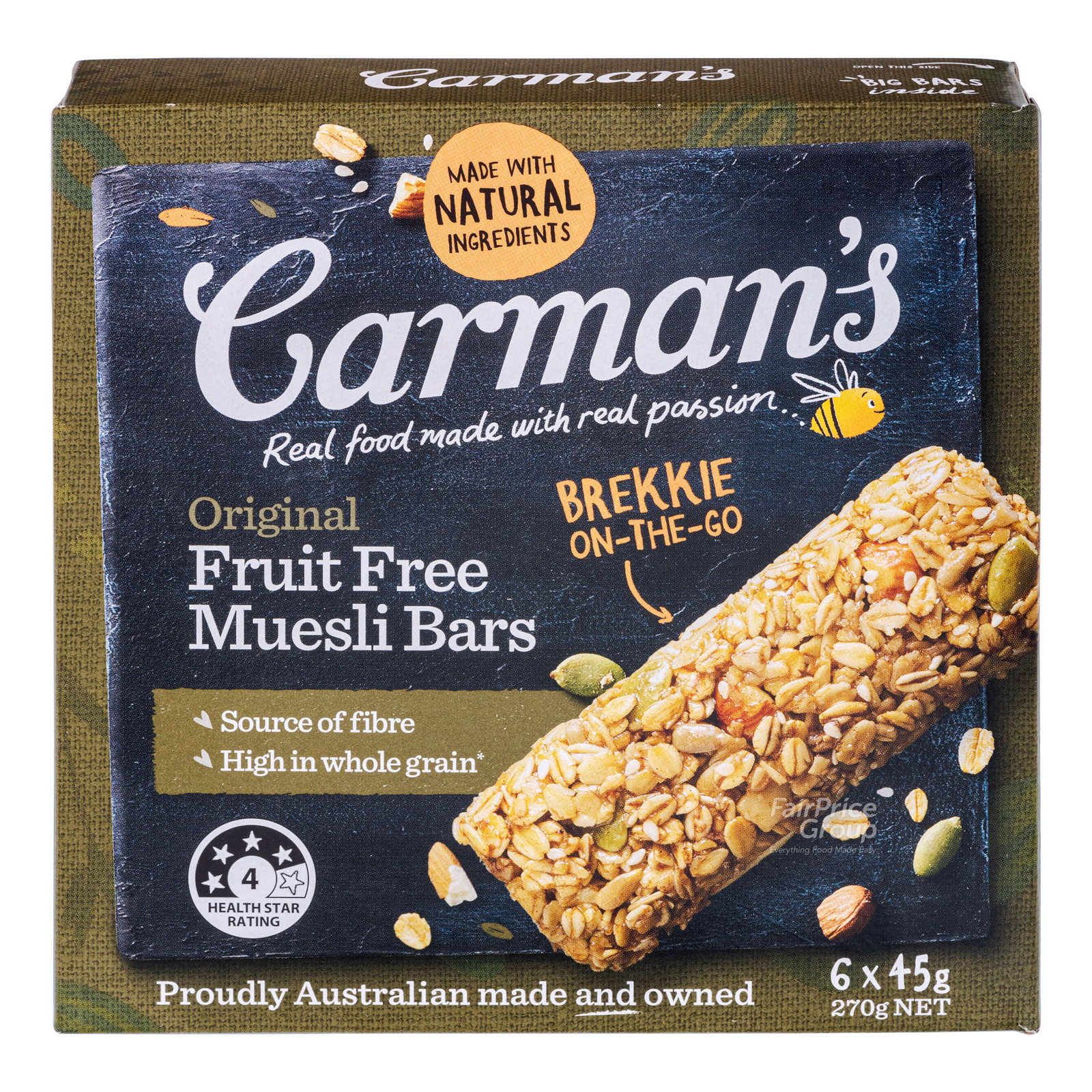 Carman's Muesli Bars - Original (Fruit Free)
