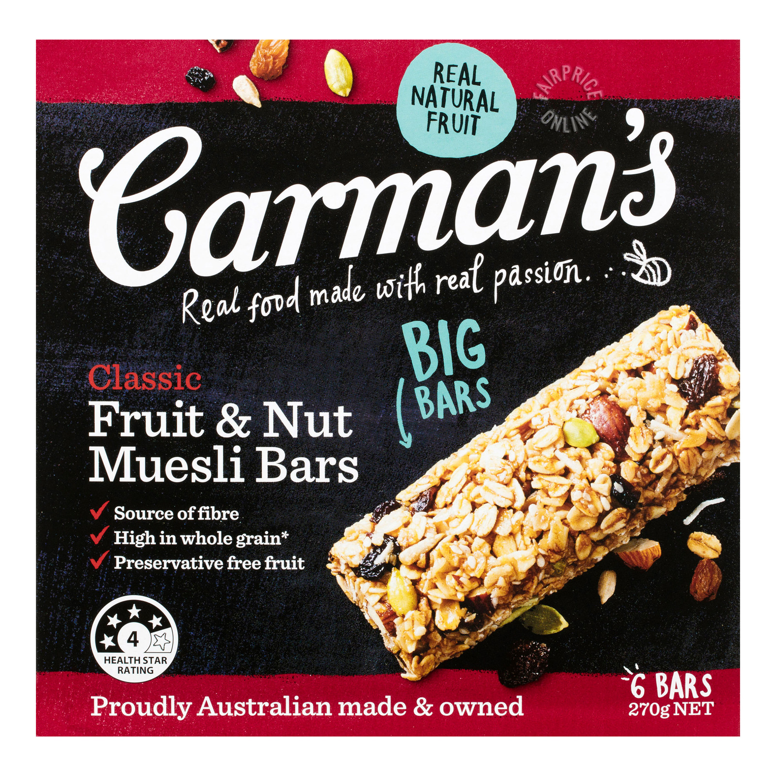 Carman's Muesli Bars - Classic (Fruit & Nut)